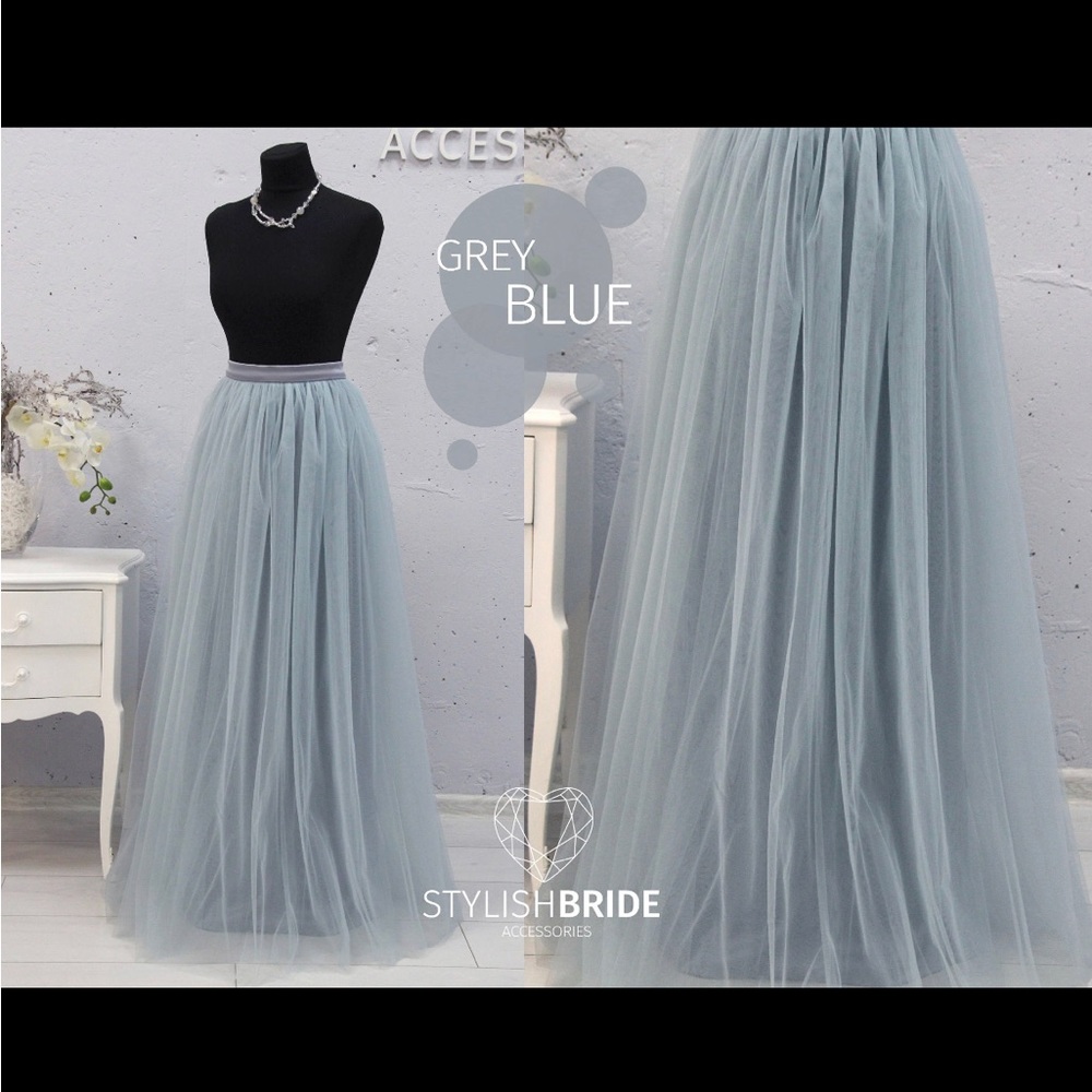 Custom “Stylish Bride” midi skirt